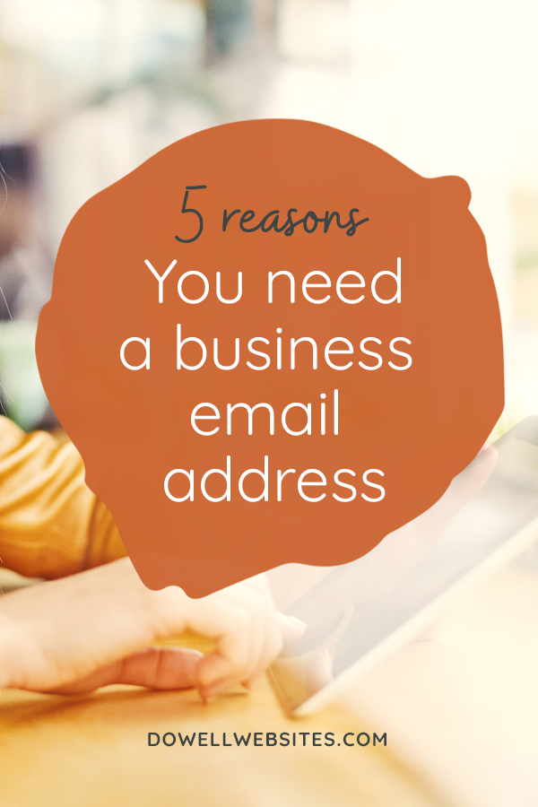 5 reasons you need a business email address