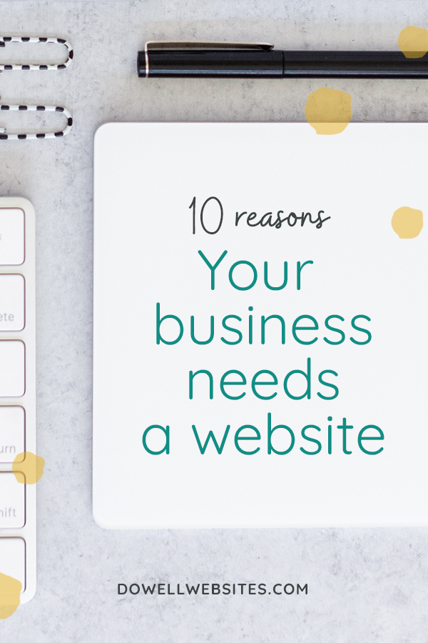 Over 80% of people go to the internet to research a business first. If that alone doesn't convince you, learn 10 more advantages of having a website.