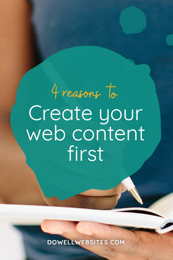 In order to create a successful website, you need to have the right content to meet your goals. But I often see new entrepreneurs wing it and dive right into creating their website before they've organized what goes on the page and it just doesn't work.