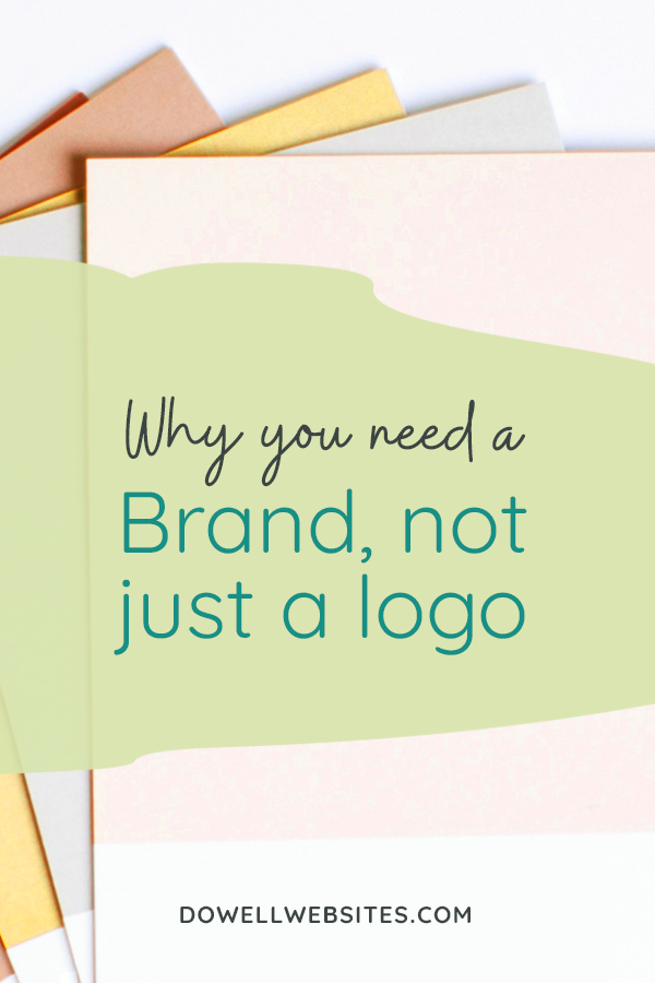 Often new entrepreneurs fall into the trap of thinking all you need is a logo and BAM you're in business. And while, sure, you could simply create a logo and be on your way, it won't be that effective if you haven't created a brand first.