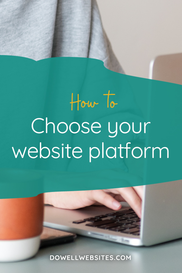 The website platform or builder you choose does matter! But it can be confusing and overwhelming to know which is best for you. Here are 5 things to consider.