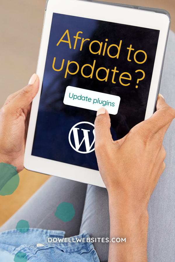 You know you need to keep your website updated, but pushing the “update” button can be somewhat terrifying, I know. I'm walking you through the process, so you don't let fear hold you back while hackers are busting in on your site.